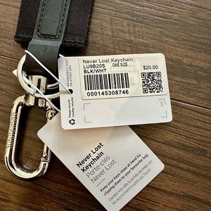 Lululemon Never Lost Keychain